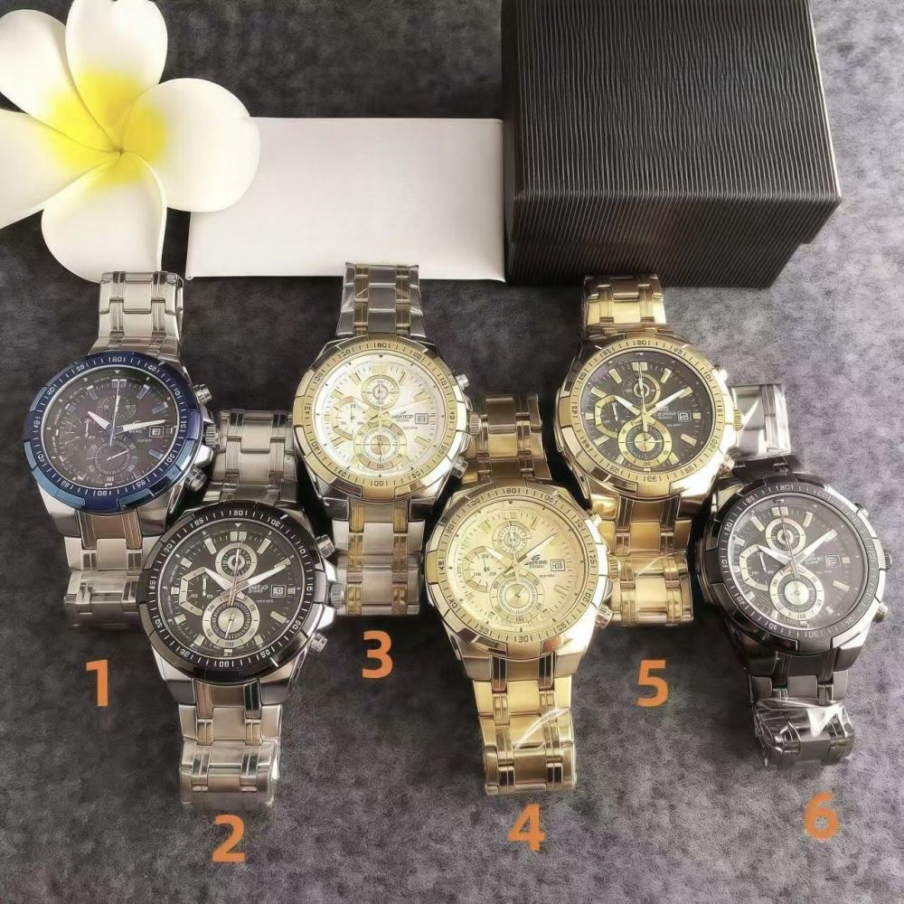 Business Men's Wristwatch Gold Waterproof Luxury Quartz