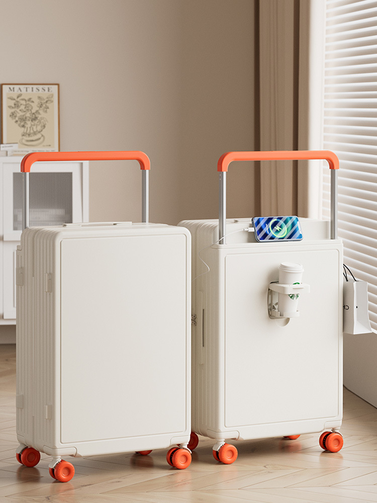 Luggage 24-26 inch wide handle, password lock, universal wheels