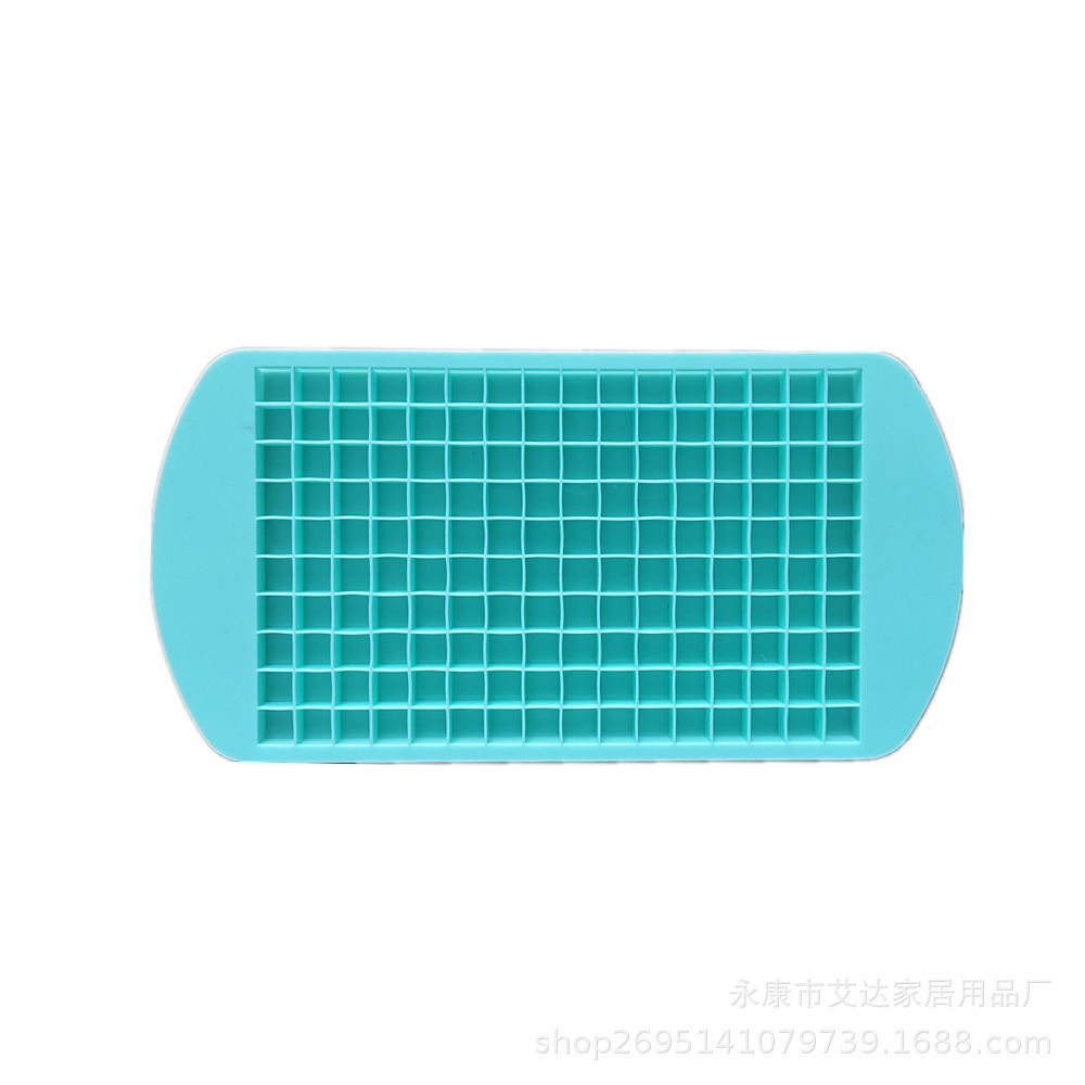 Silicone mini ice mold 160 compartments crushed ice cube ice maker 1cm small square ice tray factory ready stock - 10