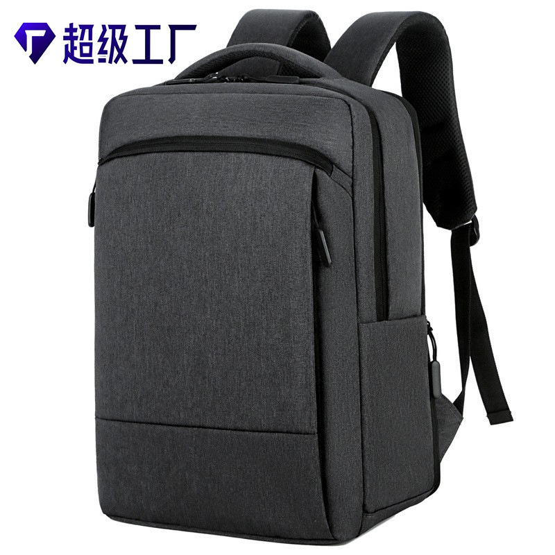 Cross-border Large Capacity Commuter Backpack, Expandable, Manufacturer Wholesale Business Travel Laptop Backpack, Custom LOGO Printed Double Shoulder Bag