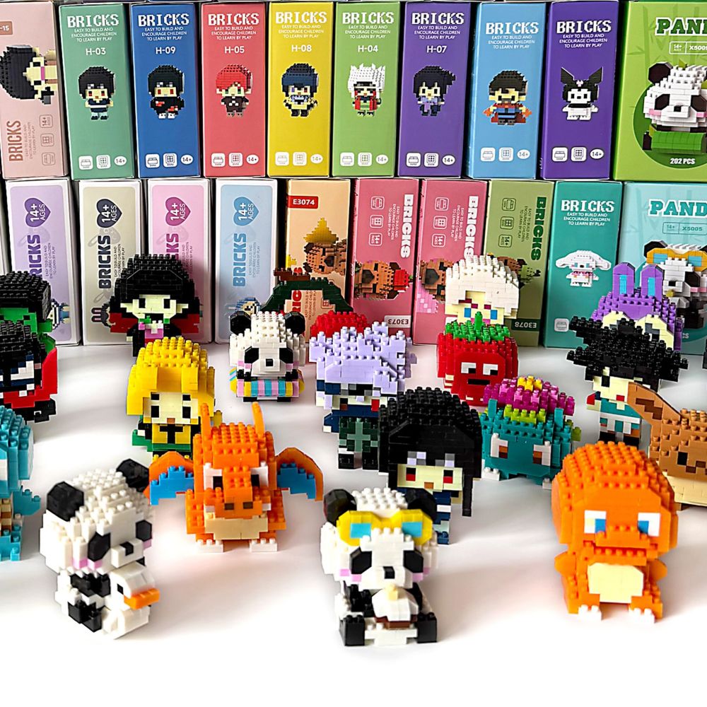 Micro Building Blocks Compatible with LEGO Small Parts Educational Blind Box Figure - 1