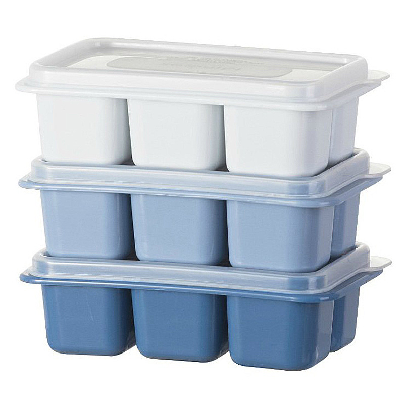 Refrigerator ice cube mold ice cube maker home frozen ice cube home-made ice cube box silicone soft bottom lid accelerator - 6