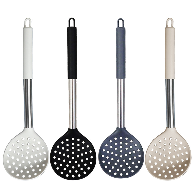 Silikon spatula ve kaşık 15 parçalı set paslanmaz çelik silikon spatula yapışmaz tava silikon spatula ev silikon mutfak eşyaları toptan - 13