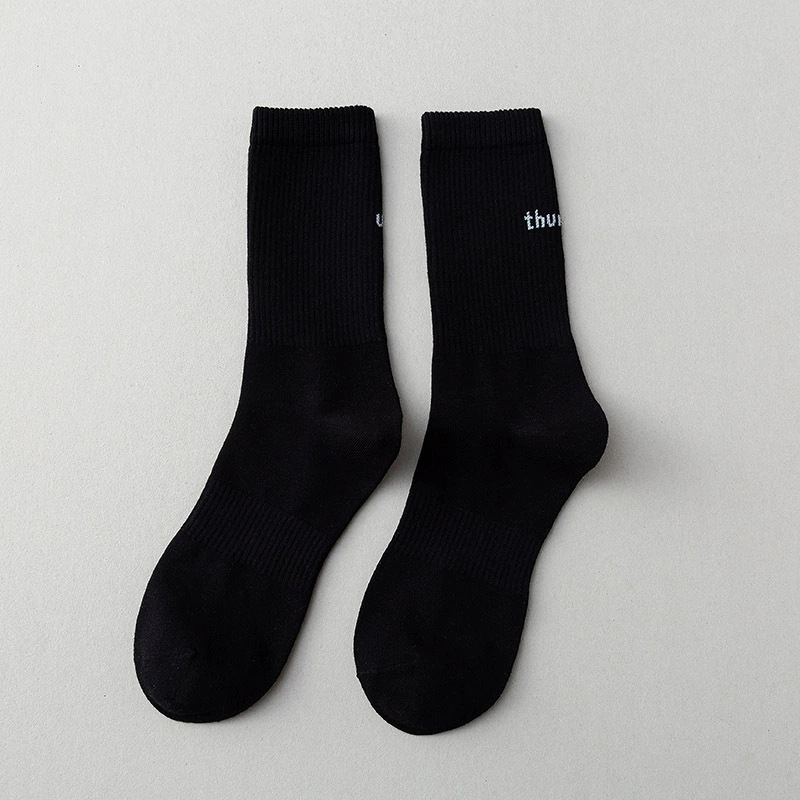 Damen Frühlings- und Herbst reine Baumwoll-Mittelpanther-Socken Mode-Letter-Basketball-Socken Baumwoll-Socken Herren Sport-Socken lange Socken Großhandel - 7