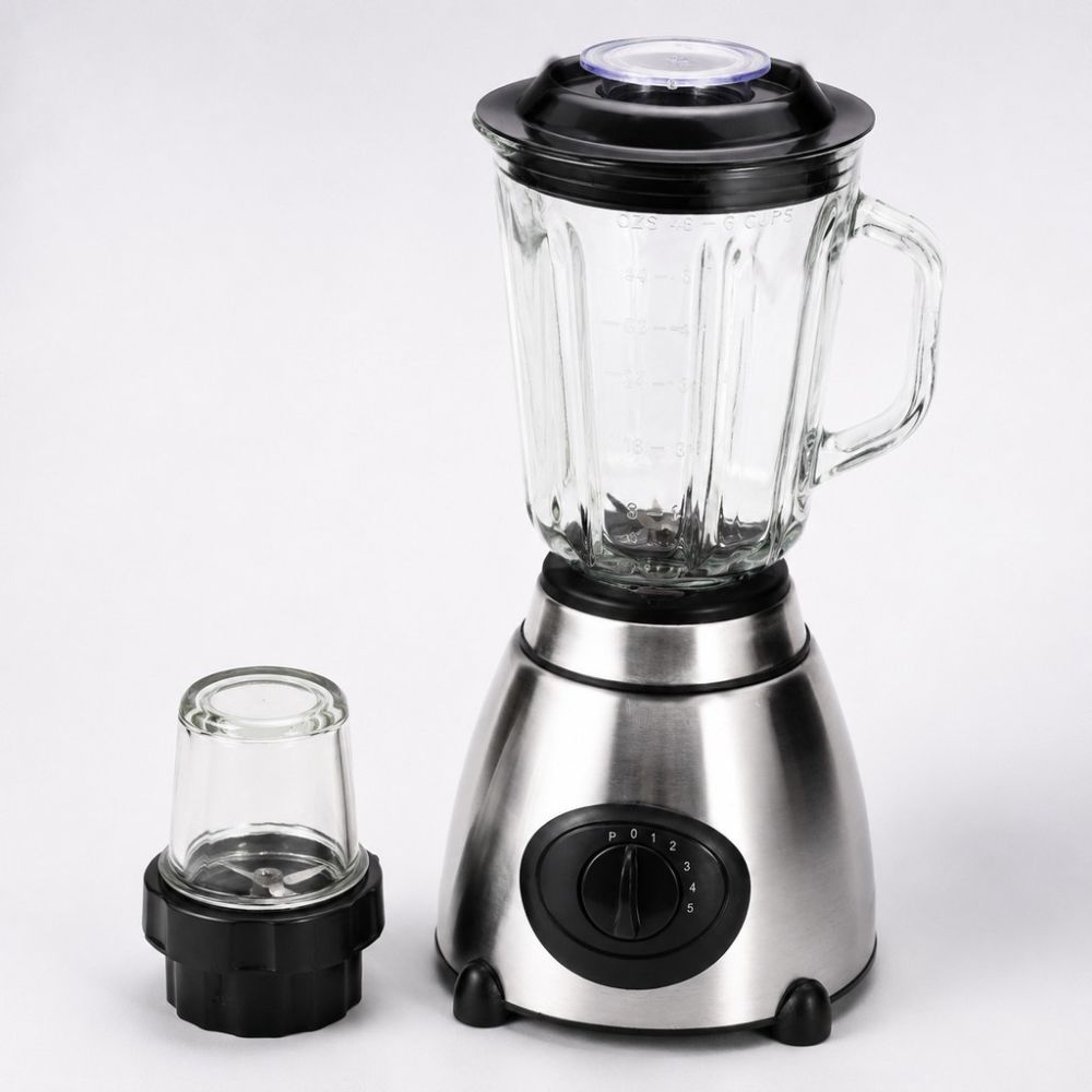 Edelstahl-Glas-Mixer für Grenzüberschreitung RAF Entsafter Doppelbechermultifunktions-Küchenmaschine Babynahrung-Schleifer Haushaltsgerät