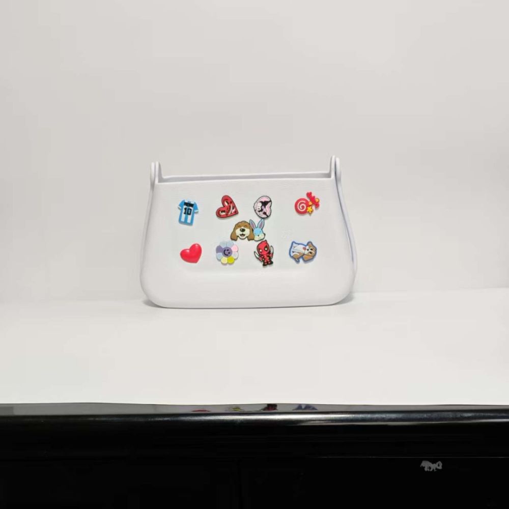 EVA Handtasche mit Tragegriff, Trend-Kosmetiktasche mit Lochdesign, Schultertasche, DIY-fähig, Cartoon-Zubehör, Umhängetasche, Lagerbestand verfügbar - 6