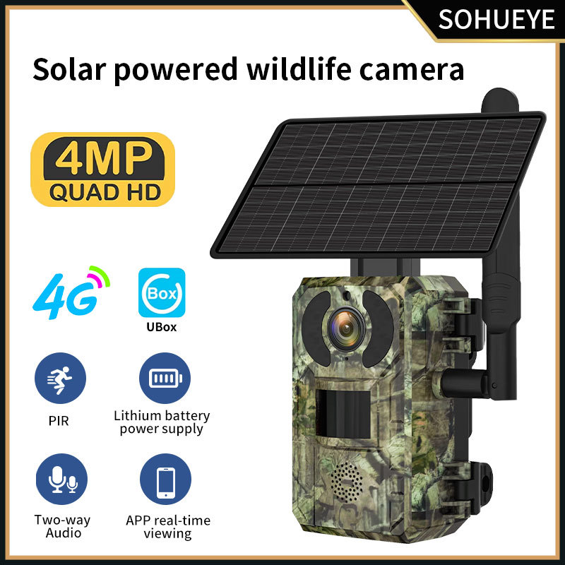 Guardian IoT H10 Solar Monitoring 4G Camera 1080P Outdoor Remote Two-Way Intercom Camera