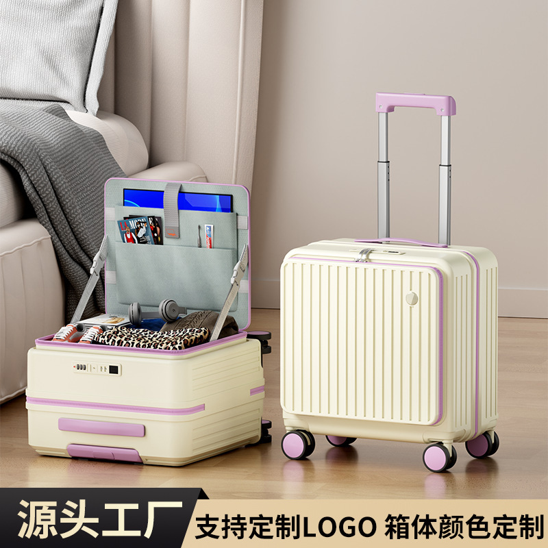 2025 Neues Modell 19er Trolley Koffer kleine Bordgepäck-Box 18 Zoll leicht 20 Zoll Zahlenkombinationskoffer Universalrollen Reisekoffer