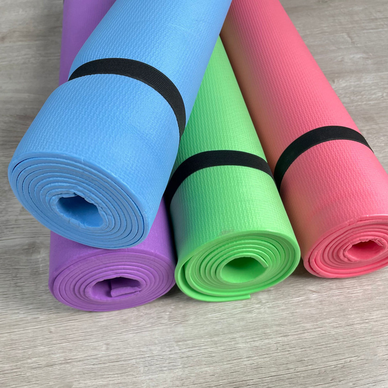 EVA Yoga Mat, 3-6 mm Thickness, Multiple Colours - 1