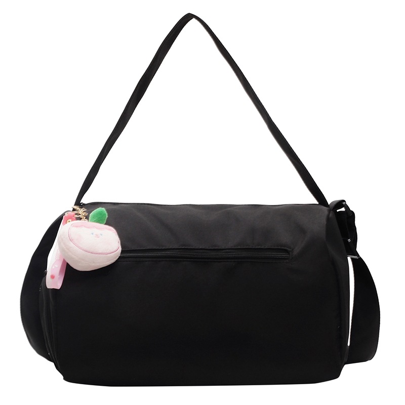Sports yoga fitness bag 2025 new college student shoulder bag cute pendant-tipped crossbody bag popular travel bag - 6