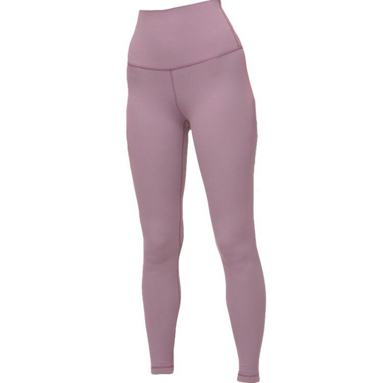 Nude Feel Yoga Pants Women Tight Long Pants Running Fitness Pants Quick-Dry Stretch Sports High-Waist Dance Pants Athletic Trendy