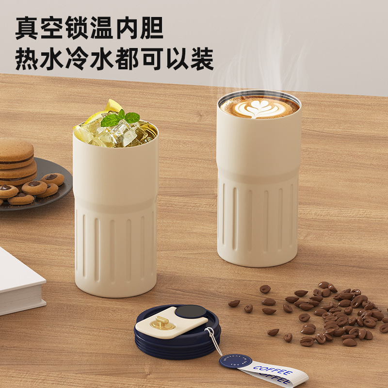 Smart 316 temperature display coffee cup, stainless steel thermos mug, car special water cup, cold-keeping cup, gift mug wholesale. - 5