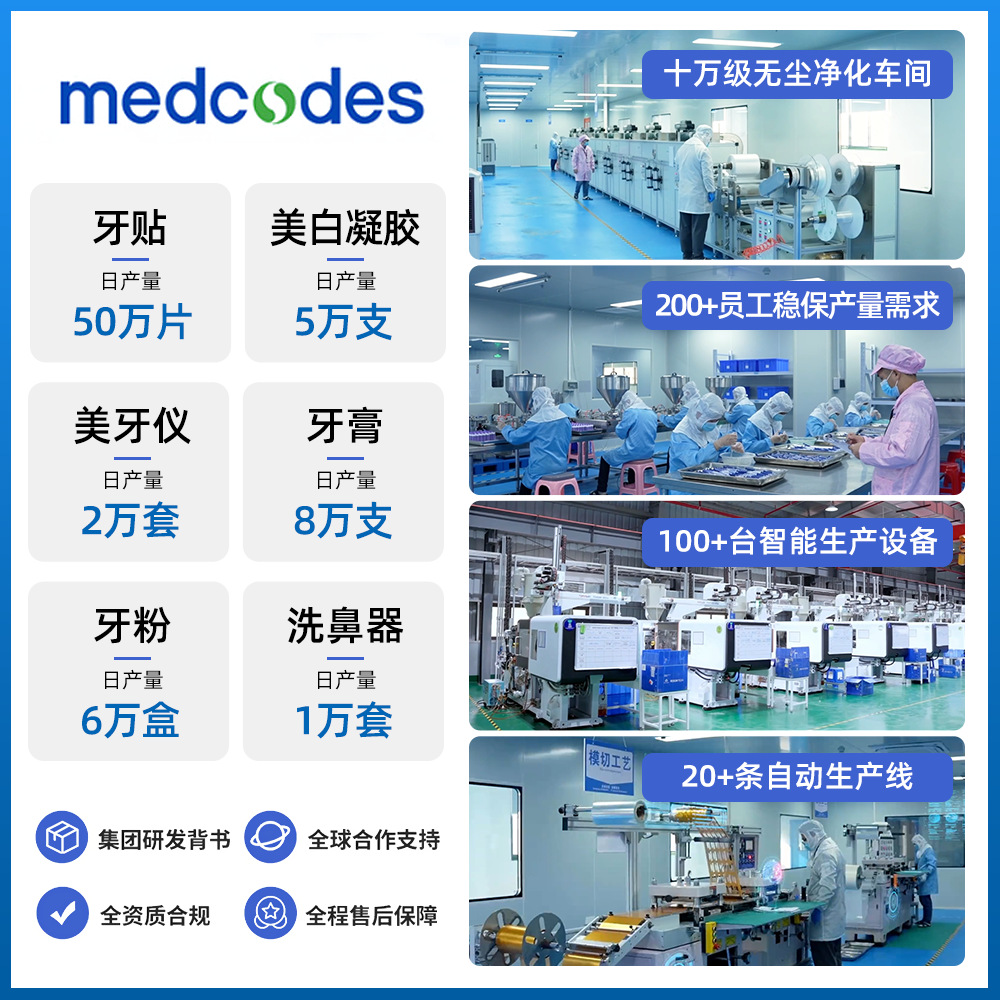 跨境新款牙渍洁薄荷味牙贴口腔清洁炫白去黄去牙垢洁白定制牙贴