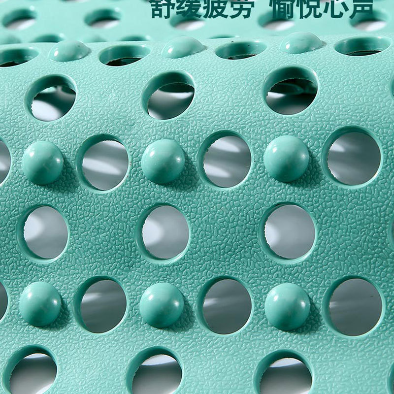 Quadratische rutschfeste Badematten Badezimmermatte Dusche Antirutsch-Umweltschutz Haus-Duschkabine Saugnapf-Bodenmatte Badezimmer-Massagefußmatte - 5