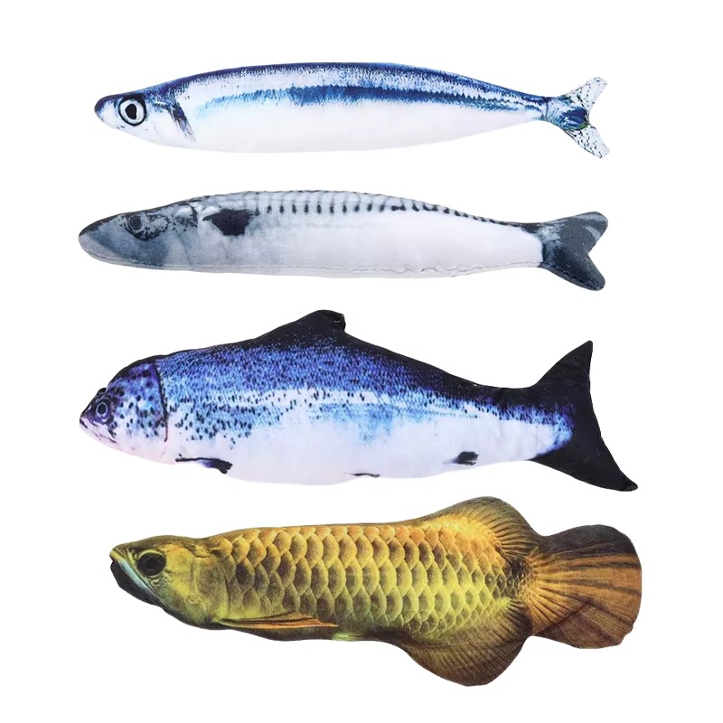 Simulations-Fisch Katzenspielzeug Plüsch