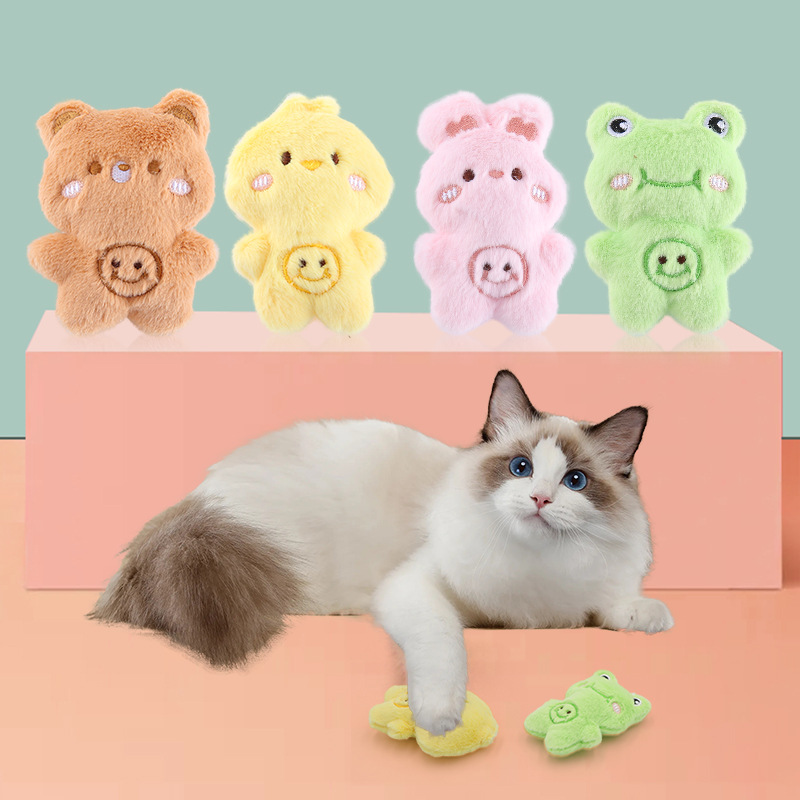 Kedi Nanesi Dolgulu Sevimli Hayvan Peluş Kedi Oyuncağı - 1