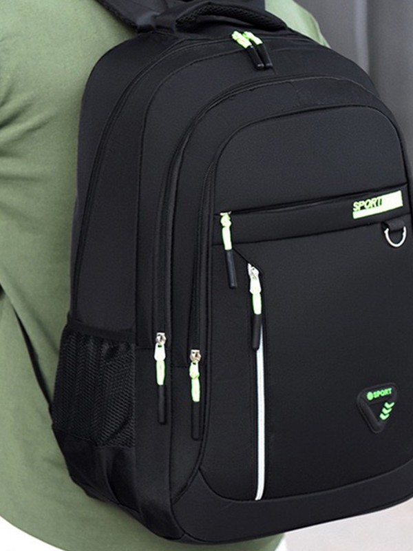 Yeni Model Büyük Kapasiteli Outdoor Erkek Çift Omuz Sırt Çantası Çok Katmanlı Rahat Seyahat Dayanıklı İş Bilgisayar Çantası Üniversite Öğrenci Çantası