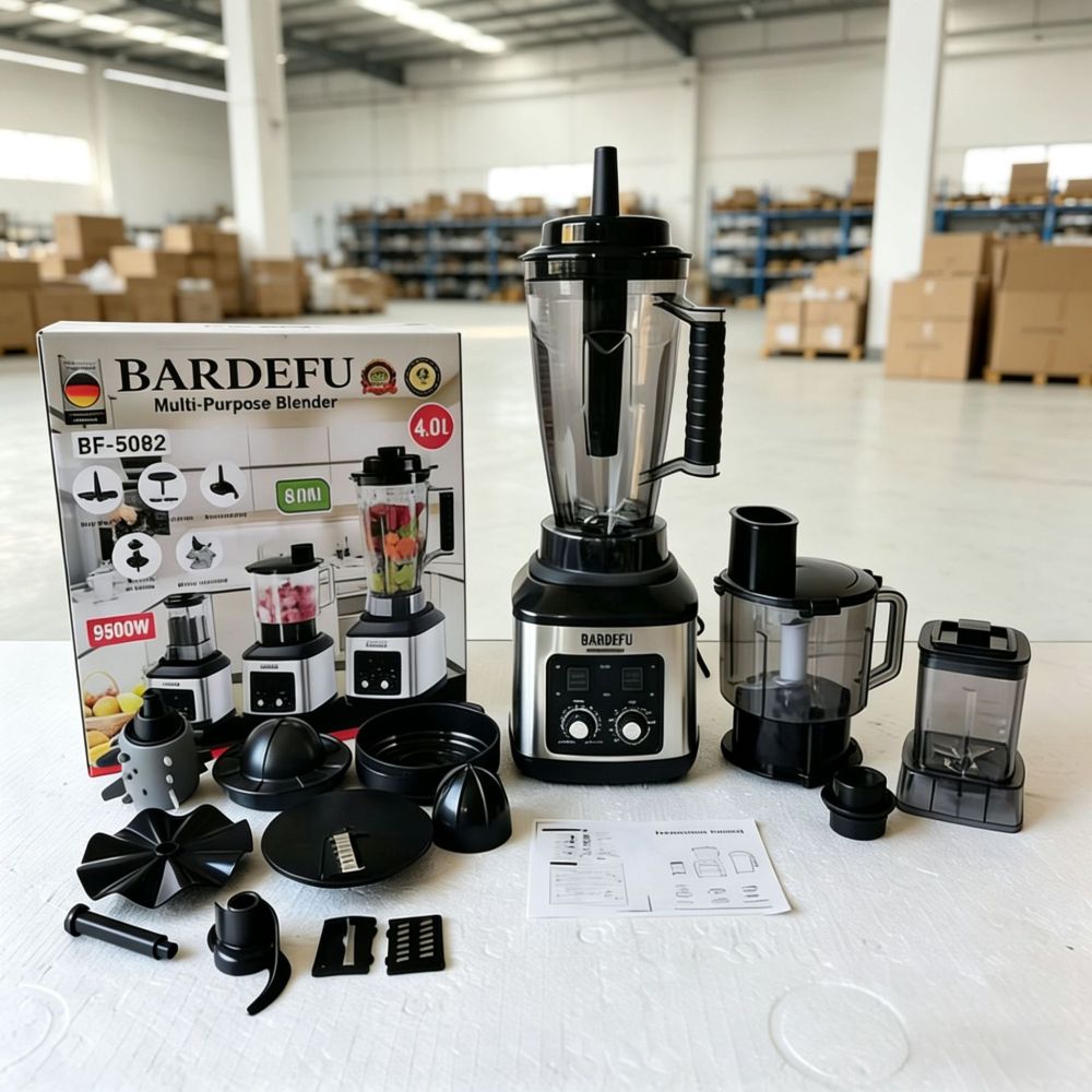 8-in-1 Large Capacity Stainless Steel Blender Blender Machine Commercial Blender Multi-function Food Processor Juicer 8in1