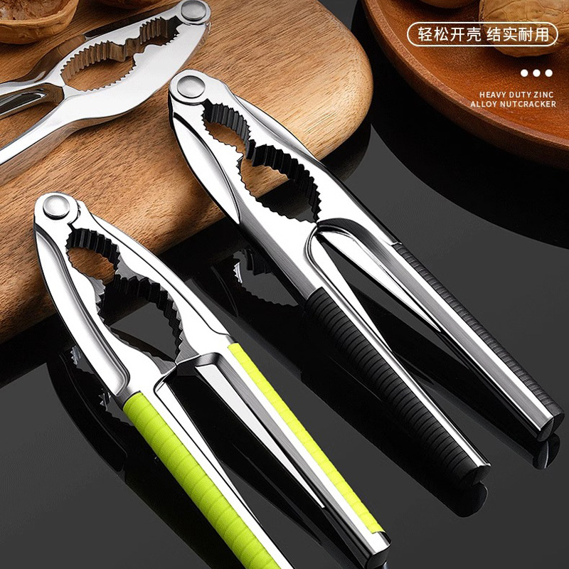 Solid Zinc Alloy Nut Cracker for Walnuts, Hazelnuts and Pecans, Household - 1
