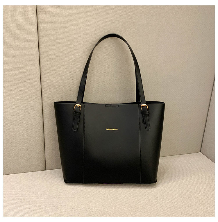 Carefully Selected Women's Shoulder Bag Large Atmospheric Commute Tote Bag Women's 2025 New Style Elegant Large Capacity Single Shoulder Hand Carry PU Tote Bag - 9