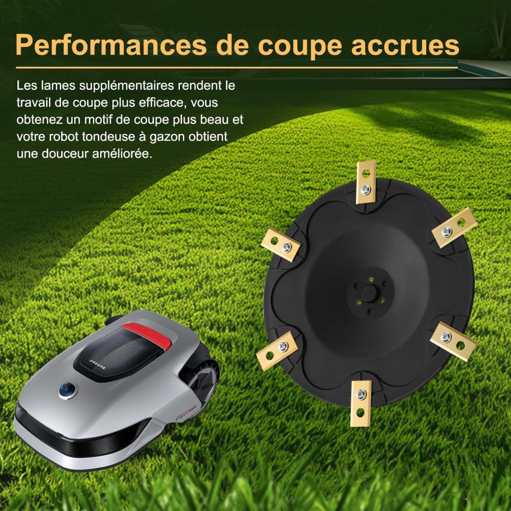 DREAME MOVA Robotic Lawn Mower Blade and Turntable
