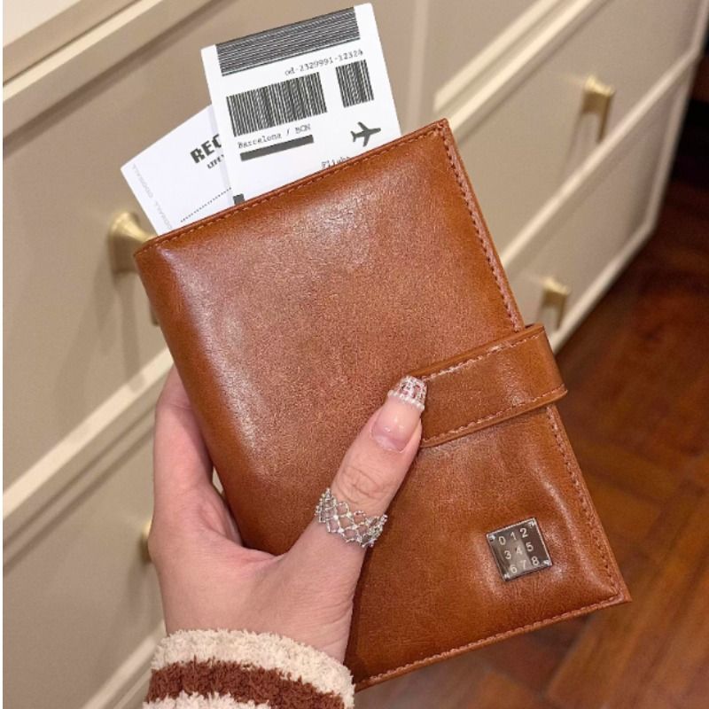 Women's Passport Holder Wallet, Multi-function Travel Document Organizer