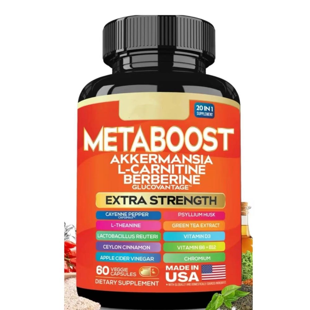 现货 tk跨境亚马逊热卖 METABOOST代谢增强身体补充剂胶囊60粒