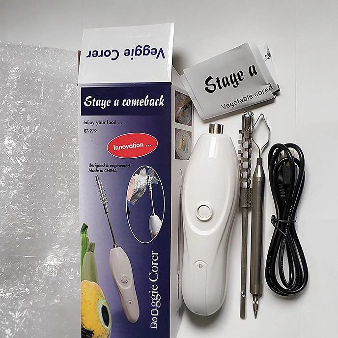 Çok Fonksiyonlu Meyve Sebze Çekirdek Çıkarıcı USB Şarjlı Balık Pulu Kazıyıcı Elektrikli Pratik Delik Açıcı Küçük Yumurta Çırpıcı - 1