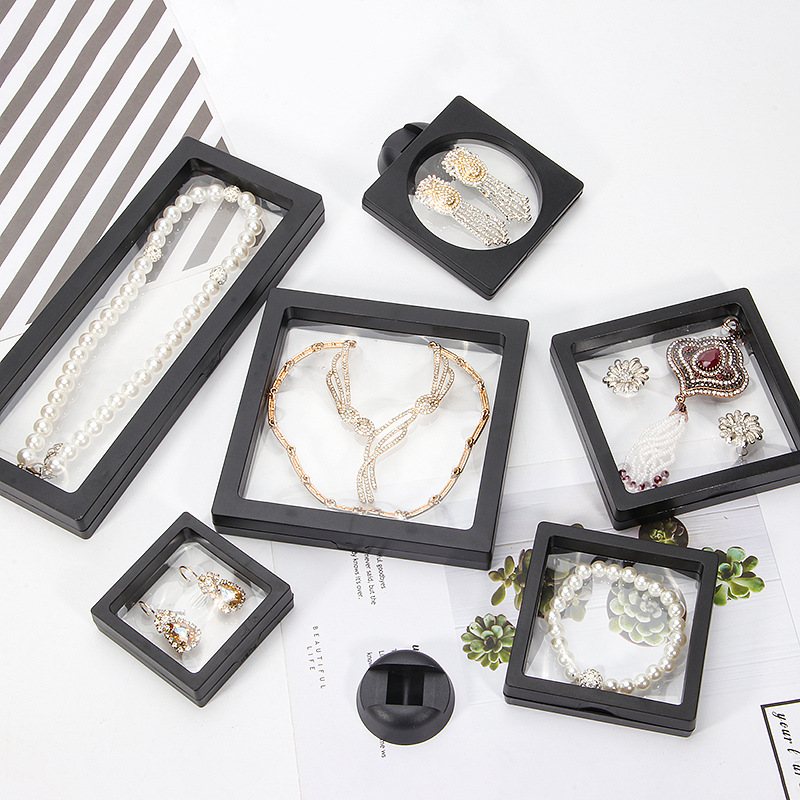 Transparente PE-Aufhängungsbox Filmaufbewahrungsbox Schmuckschatulle Armband Armreif Kleinware Schmuckschmuck Displaybox