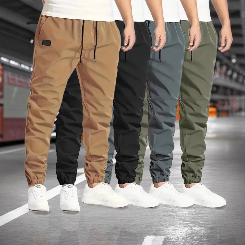 Men's cargo pants cross-border TEMU new Japanese style drawstring long pants loose sports casual sweatpants