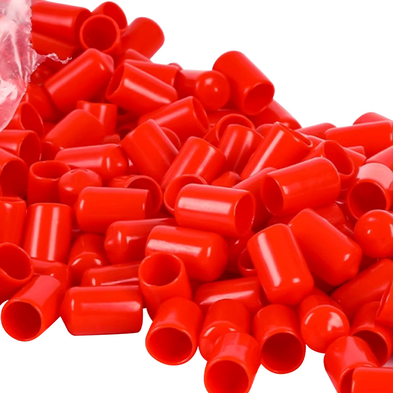PVC-Gummischutzmanschette mit Außengewinde, Kunststoffschutzkappe, Schraubenkappe, staubdichte Schutzbox, Isoliergummistöpsel, Isoliergummidichtung, Rohrabdeckung