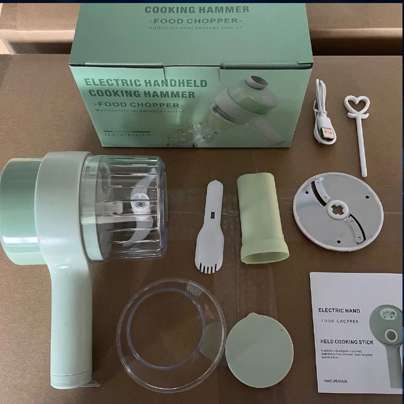 Gatling elektrischer Gemüseschneider mit Knoblauchschneider