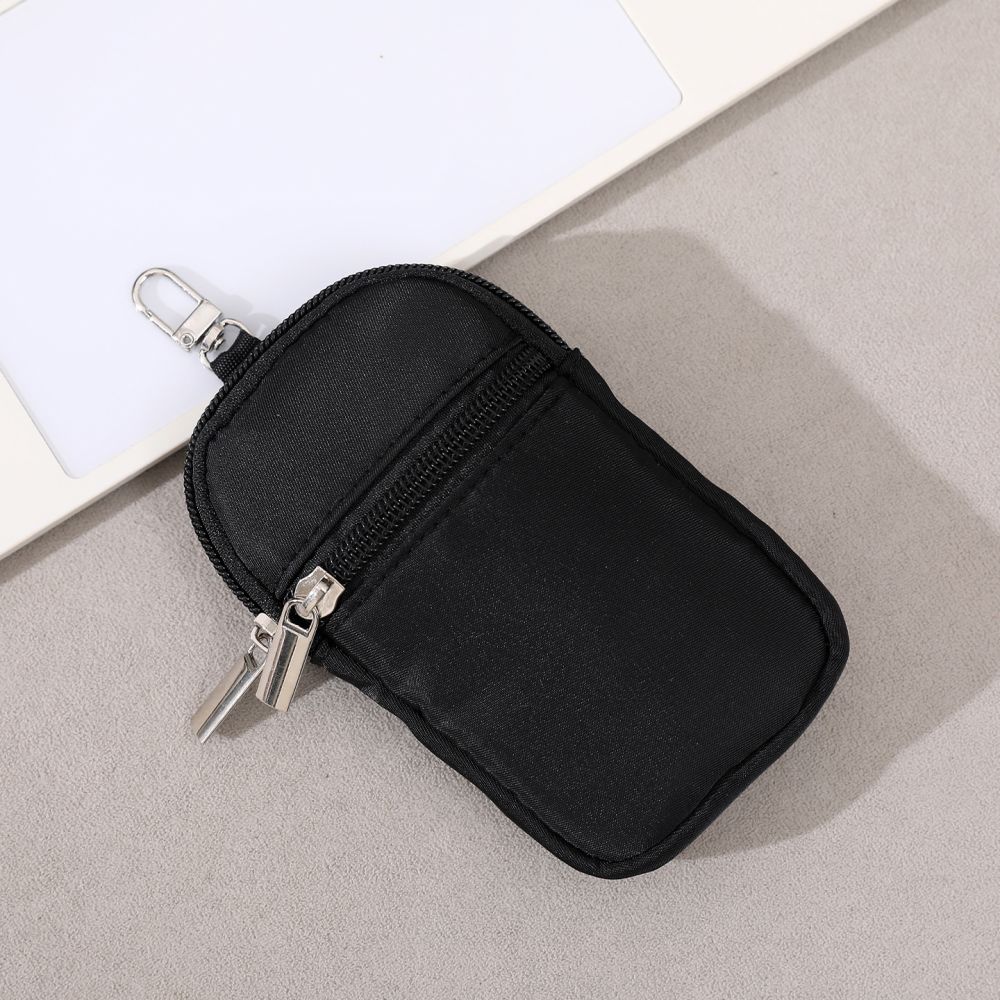 Waterproof Nylon Card Holder with Key Chain, Minimalist Small Wallet - 1