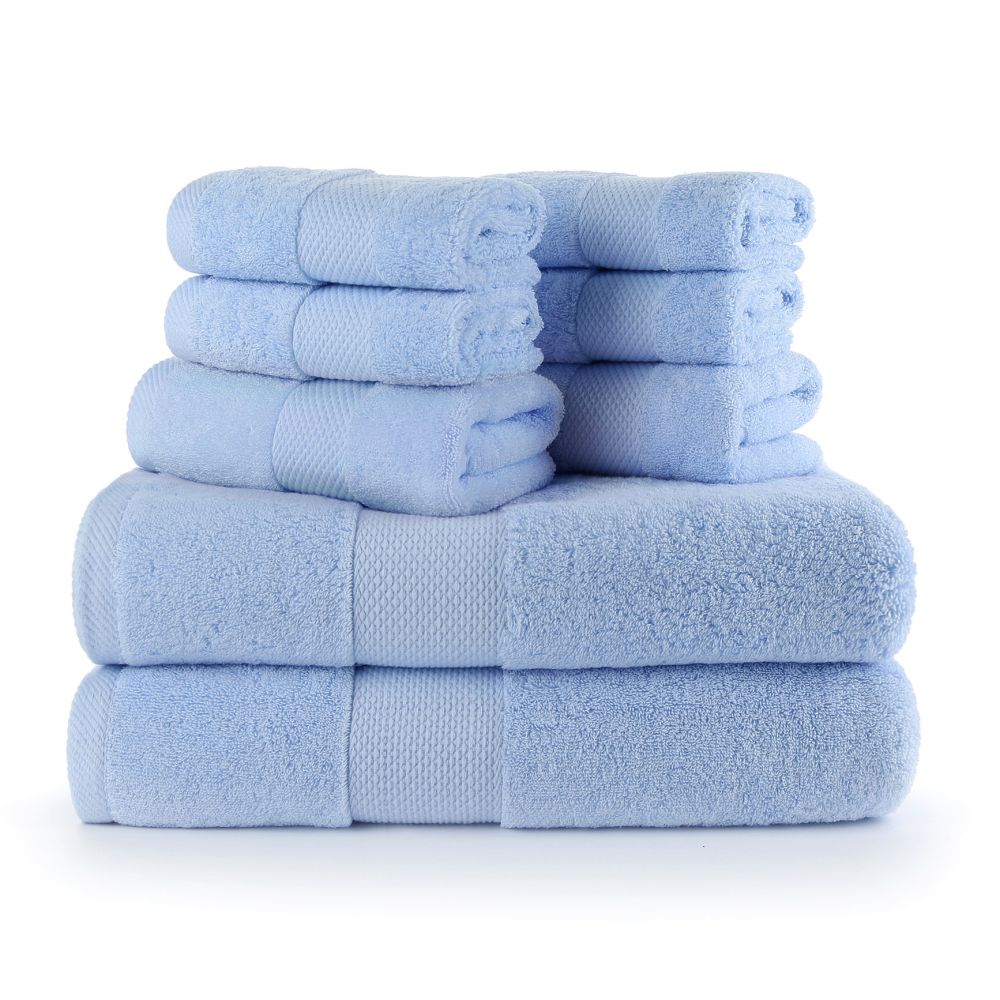 ✅Towel Bath Towel Anti-Shedding Set Customizable Logo Hotel Bath Towel Vacation Rental Beauty Salon Vacuum Packed Drop Shipping Label Available