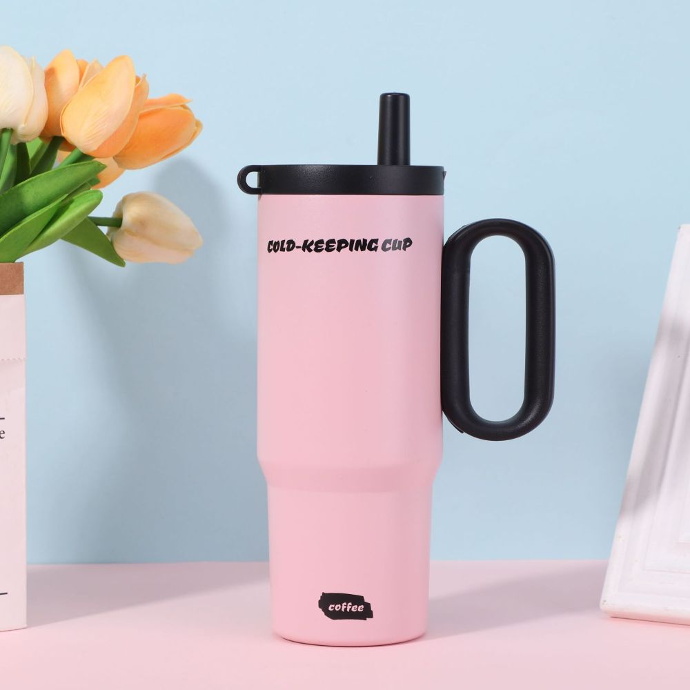 Ice-Supremacy-Becher, großvolumig, hochwertiges Design, Isolierbecher für Damen, 316er Edelstahl, individualisierbar, leichte Luxusausstattung, Premium-Wasserflasche mit Kühleffekt - 10