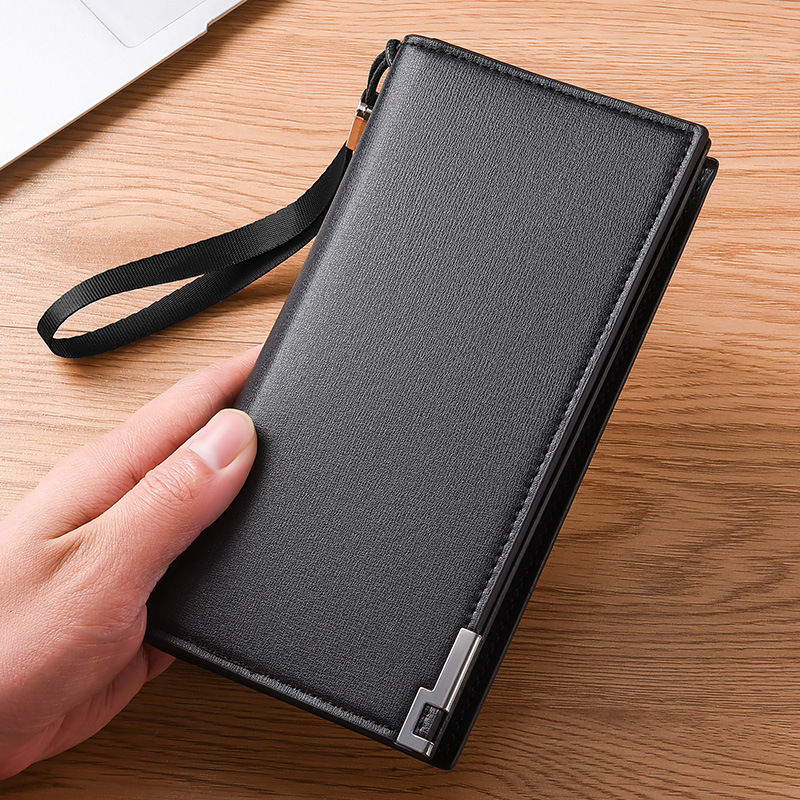 Large Capacity Zipper Wallet Men's Long Fashion Wallet Men's Handbag New Phone Bag Korean Version Coin Purse
