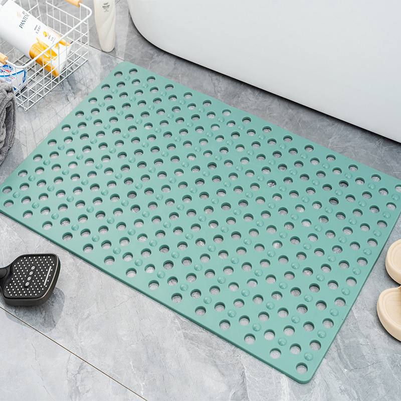 Quadratische rutschfeste Badematten Badezimmermatte Dusche Antirutsch-Umweltschutz Haus-Duschkabine Saugnapf-Bodenmatte Badezimmer-Massagefußmatte - 7