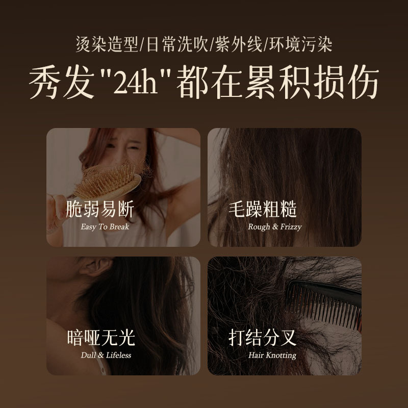 柔顺护发角蛋白营养滋润控油蓬松护发素舒缓头皮滋养修护洗头膏乳