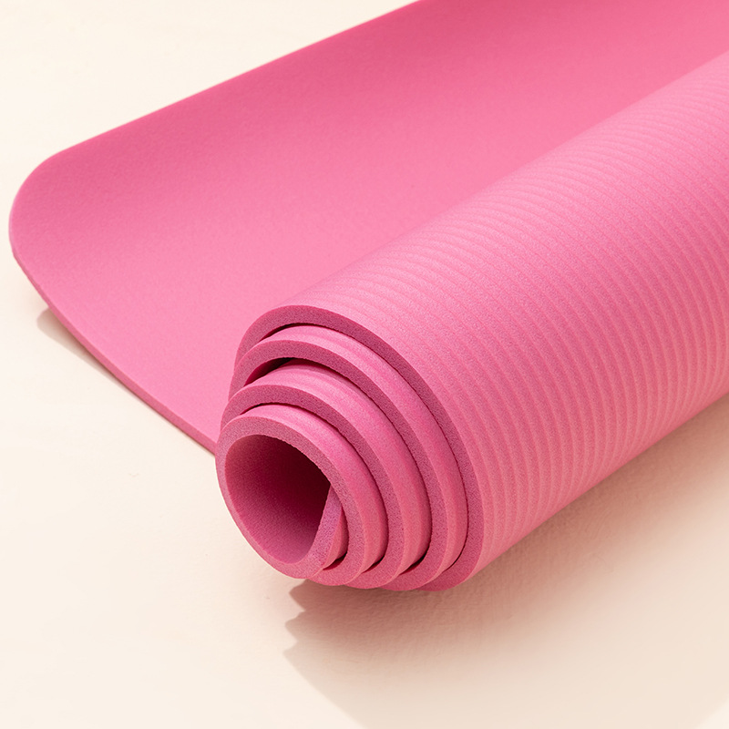 Manufacturer wholesale extended NBR yoga mat thickened dance fitness mat exercise sports mat extra long 2cm sleep mat - 8