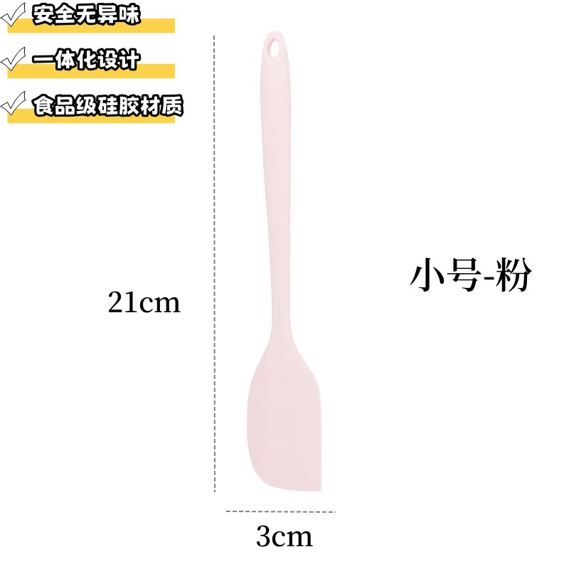 Ev hepsi bir arada yüksek sıcaklığa dayanıklı gıda sınıfı silikon yumuşak kazıyıcı pişirme krem ​​kürek spatula karıştırma kazıyıcı aracı - 7