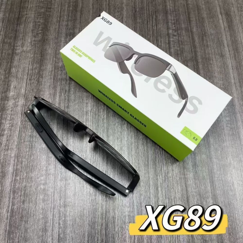 跨境爆款 XG89AI智能眼镜无线蓝牙听歌通话运动AI翻译双声道 跑量
