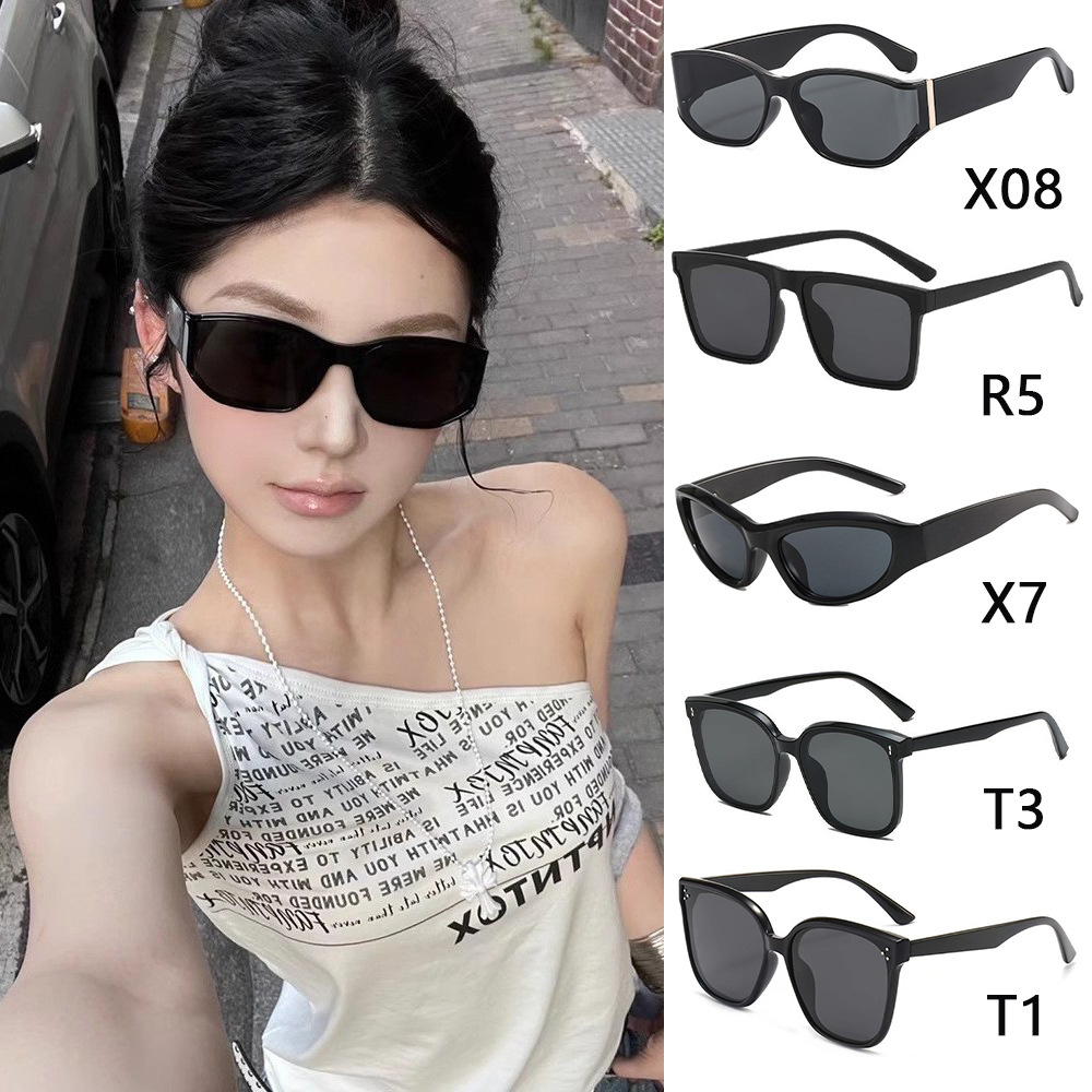 Damen-Cat-Eye-Sonnenbrille, gebogenes Glas, UV400-Schutz