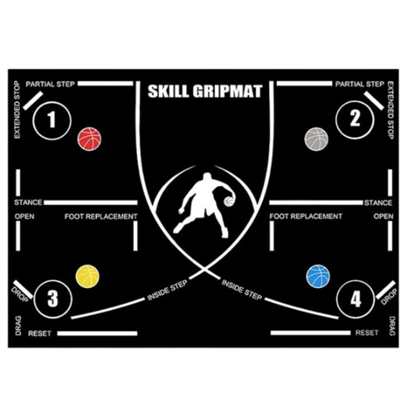 Basketball Footwork Training Mat, Diatomite, Soundproof and Anti-Slip