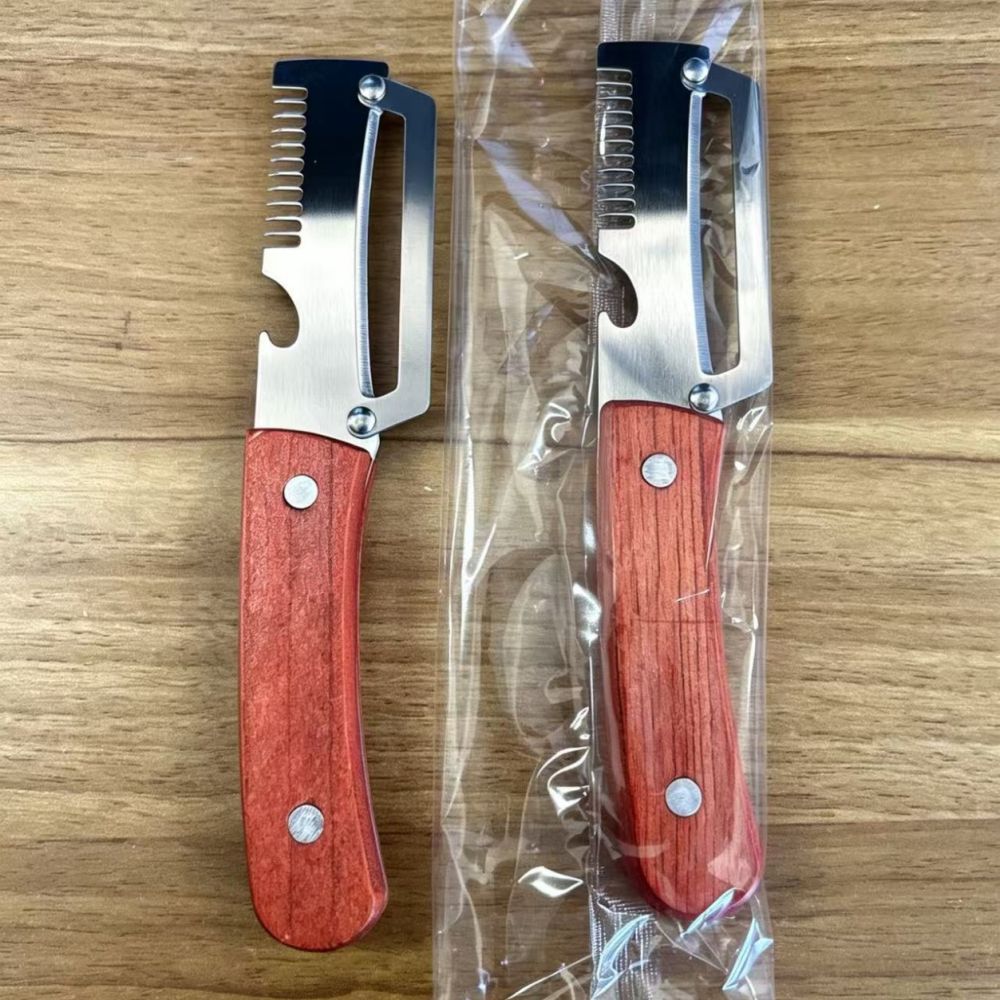 Cross-border FCM Certified EU-exclusive Premium Best-selling 3-in-1 Multifunctional Vegetable Peeler with Shredding and Slicing Blade Wholesale - 7