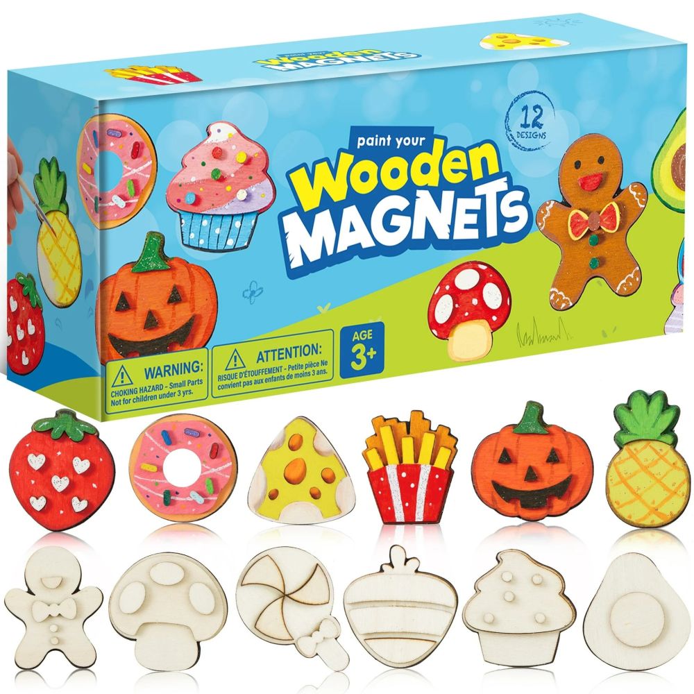 Ahşap DIY boyama seti çocuklar için, eğitici oyuncak - 1
