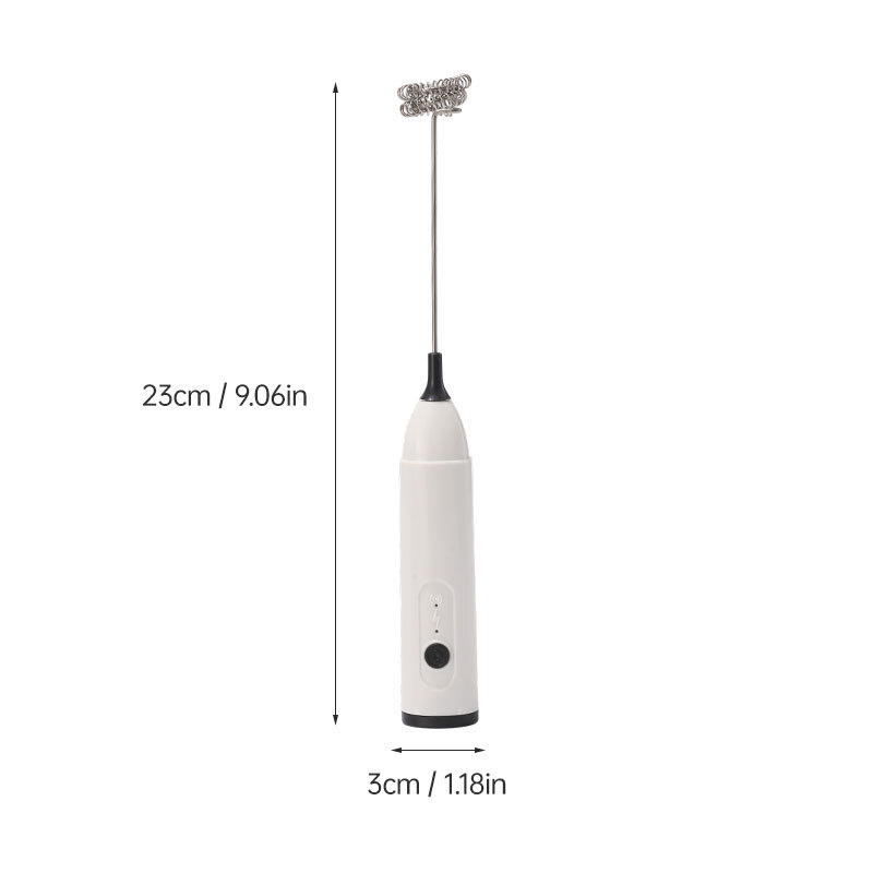 Milchaufschäumer Zuhause kabelloses elektrisches Milchaufschäumgerät Mini-Kaffee-Milchaufschäumer tragbarer elektrischer Handmixer für Eier - 8