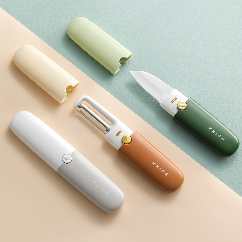 2-in-1 Multifunctional Fruit Peeler, Portable - 1