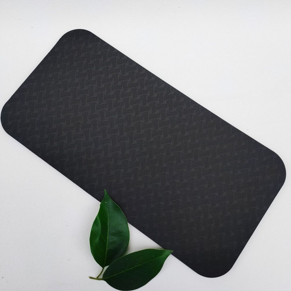 TPE-Yogamatte für Damen, verdickt und verbreitert mit Kniematte, flache Anfänger-Kniematte, Heim-Herren-Fitness-Bodenmatte, Großhandel - 12