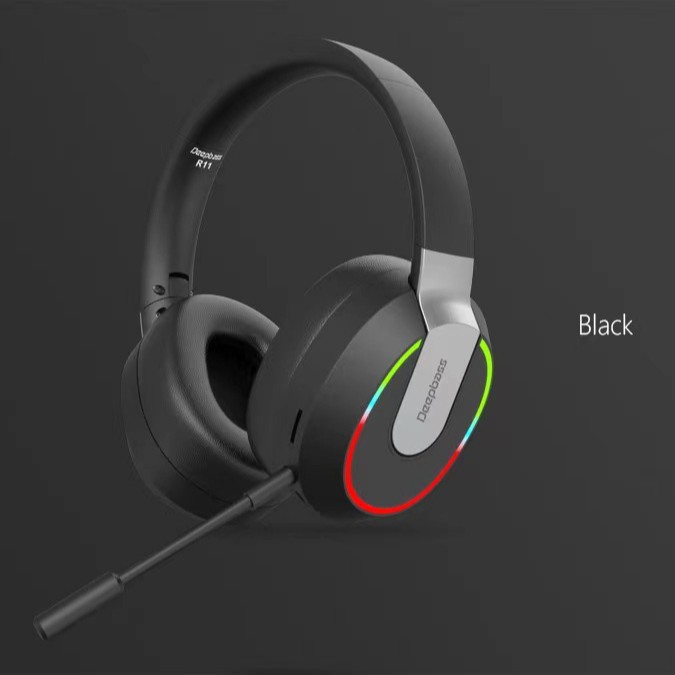 Grenzüberschreitender neuer kabelloses Spiele-Bluetooth-Kopfhörer, Bassstarke Over-Ear-Kopfhörer mit Mikrofon und niedriger Latenz R11 - 1