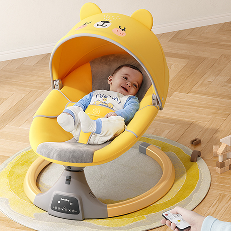 Elektrische Babywiege und Schaukelstuhl, rückenschonend für Neugeborene
